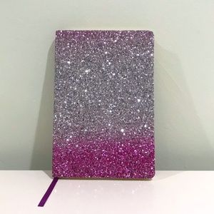 NWOT Two Tone Sparkle/Glitter Notebook or Journal